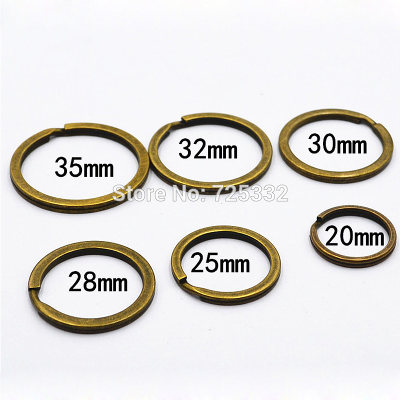 Power Key Tools - 100 Uds DIY llavero Metal Vintage