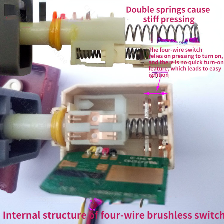 Power Tools Repairs - Repuesto de Interruptor para Motor sin