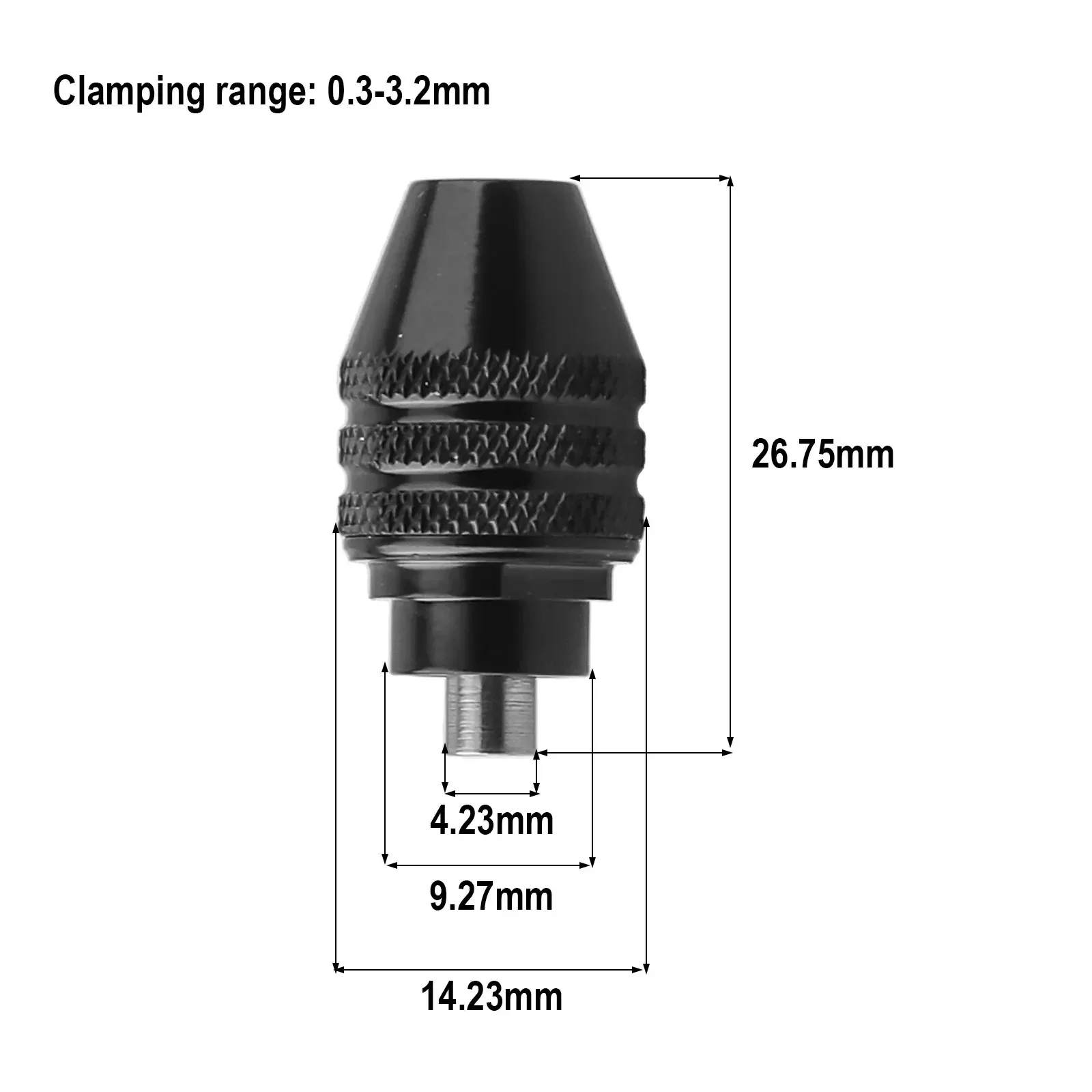 Power Z Tools - Portabrocas múltiple de 0,3-3,2mm para máquina