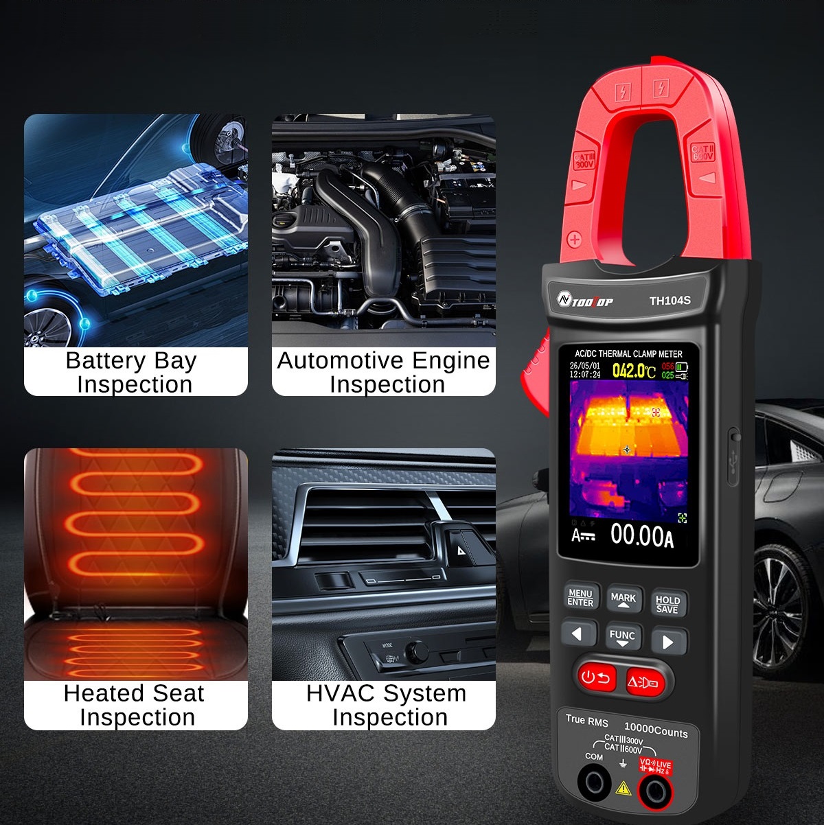Pinza Amperimétrica Térmica TH - Power Tools Inspection reseña y precio