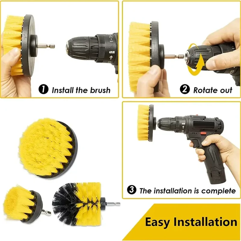 Juego de 3 cepillos de limpiez - Power Z Tools reseña y precio