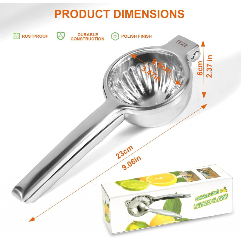 Exprimidor de limón comercial  - Power Tools Manual reseña y precio