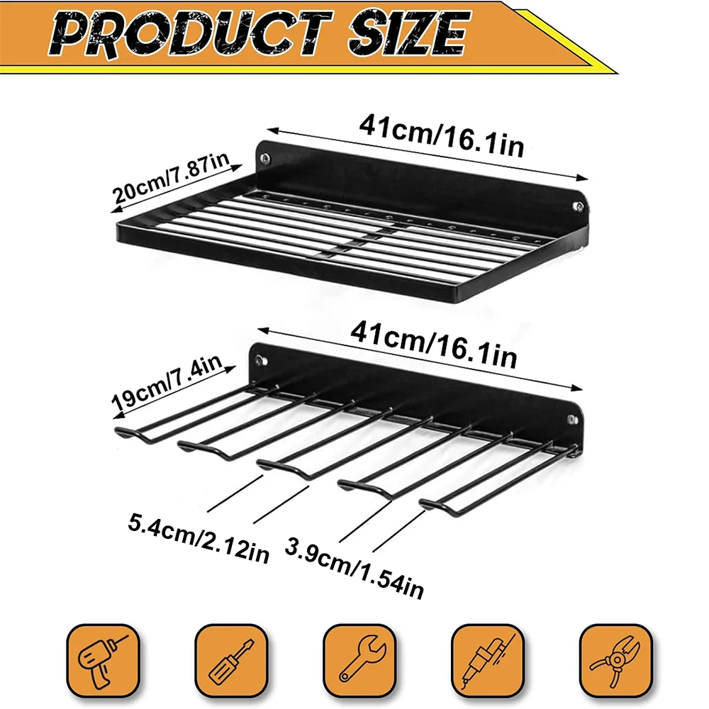 Soporte de montaje en pared pa - Power Tools On Pegboard reseña y precio